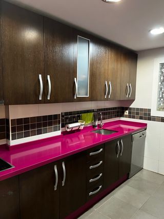 Cocina completa madera y metal