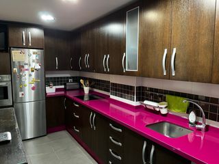Cocina completa madera y metal