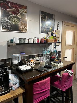 Cocina completa madera y metal