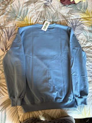 Sudadera Kenzo Azul con Tigre Bordado