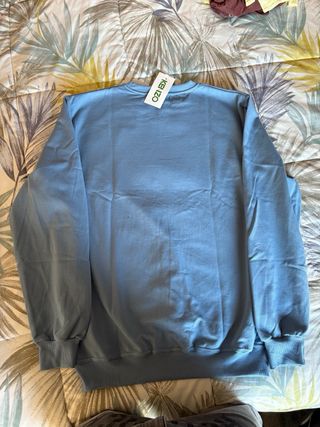 Sudadera Kenzo Azul con Tigre Bordado