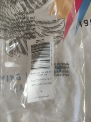 Camiseta Only L Estampado Águila Rayos