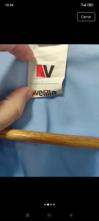 Camisa Velilla Azul Talla XXXL