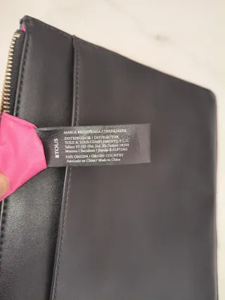 Bolso Tous Negro Clutch Acolchado