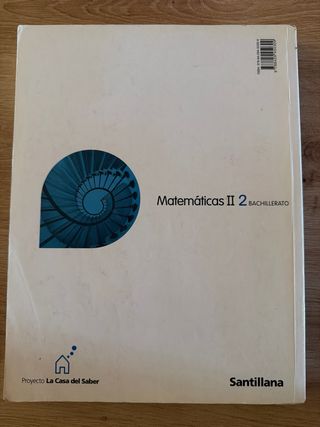 MATEMATICAS II 2 BACHILLERATO LA CASA DEL SABER...