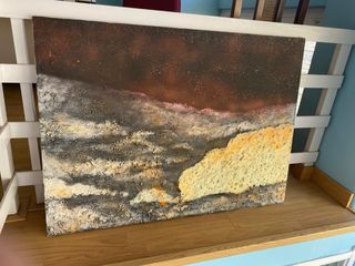 Cuadro abstracto texturizado