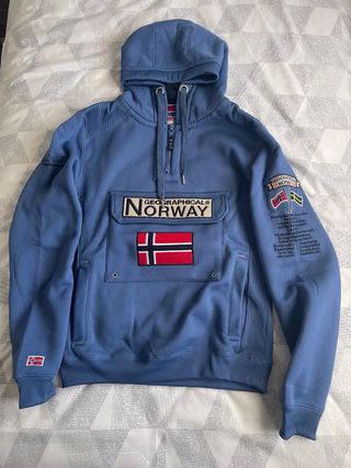 Sudadera Geographical Norway Azul