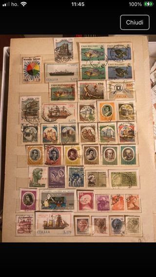 65) Lotto di francobolli Italia
