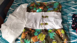 Piumino leggero passeggino + copripiumino