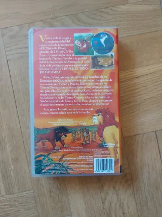 El Rey León 2: El Tesoro de Simba VHS Disney