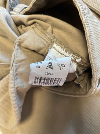 Pantalón pana Scalpers beige