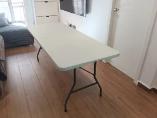 Mesa plegable resina 180x70x74 cm