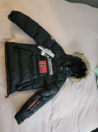 Chaqueta Geographical Norway Negra Nueva