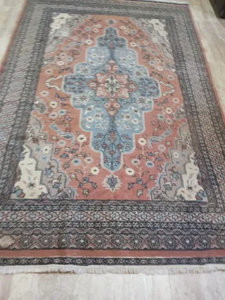Alfombra persa oriental artesanal