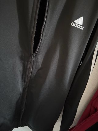 Sudadera Adidas Negra con Cremallera