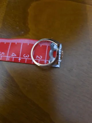 Juego Swarovski Corazón Dorado y Plateado