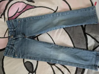 Lote 6 tejanos niña, tallas 92-98-104