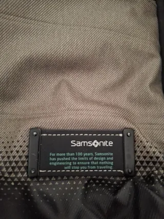 Mochila Samsonite Gris y Negra