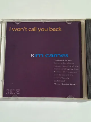 CD Kim Carnes - I Won't Call You Back