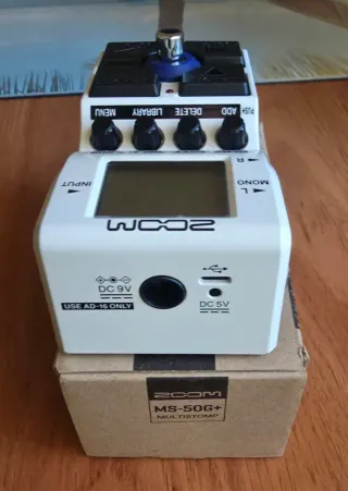 Pedal Zoom MS-50G+ Multistomp