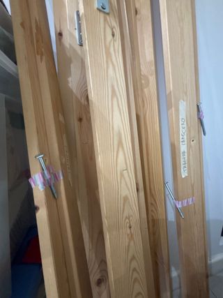 Cama IKEA NEIDEN madera 2 plazas