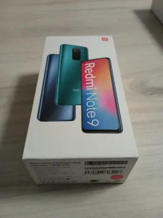 Caja Redmi Note 9 Midnight Grey