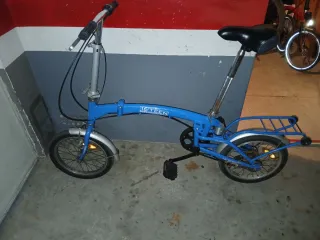 Bicicleta Plegable Azul 16
