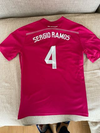Camiseta Real Madrid Chica Rosa Talla M