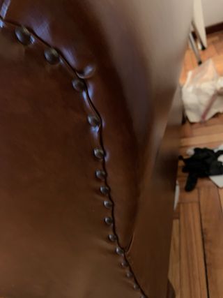 Sofá Cama Vintage Marrón 3 Plazas