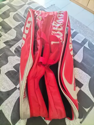 Raquetero Wilson Tour Rojo