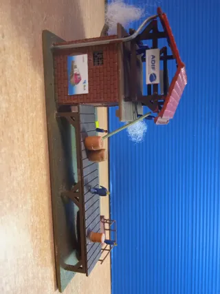 Muelle Carga ADIF Renfe Escala N + Locomotora