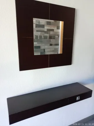 Recibidor con espejo