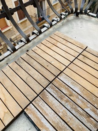 Baldosas de madera para exterior