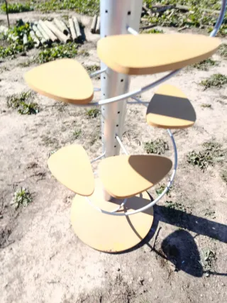 Estantería mostrador metal y madera