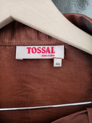 Vestido fiesta TOSSAL marrón