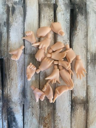 Lote manos originales muñeca blythe