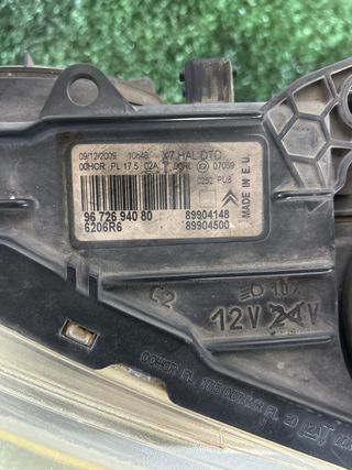 Faro Derecho Citroen C5