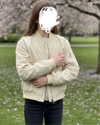 Chaqueta Zara acolchada niña beige Talla 9-10 (140