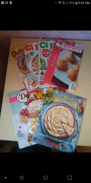 Lotto 7 riviste di ricette di cucina tutto a 2.50