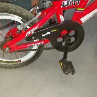 Bicicleta Infantil Roja 16