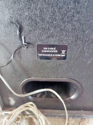 Philips SW 3100 E Subwoofer Silver compatto potent