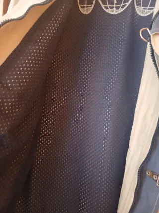 Giacca uomo vintage beige/blu taglia M