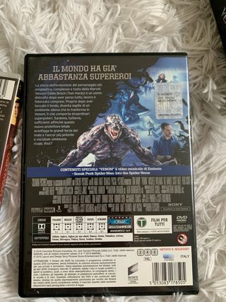 Set 2 Film DVD Spider-Man e Venom