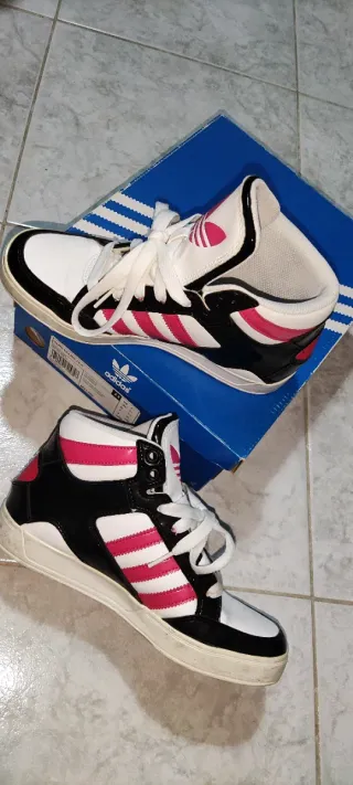 Scarpe Adidas Donna Tg 36 Nero Rosa
