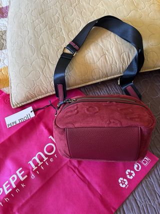 Bolso bandolera Pepe Moll granate (PETA)