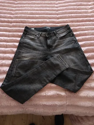 Pantalones Jack & Jones negros/grises