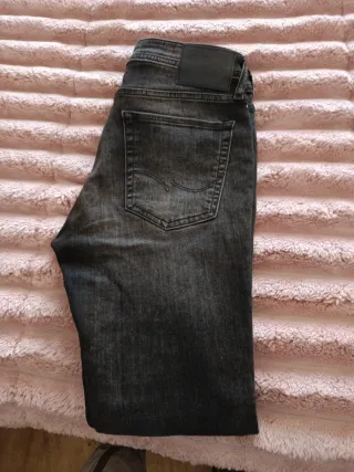 Pantalones Jack & Jones negros/grises