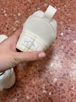 Vans plataforma beige multicolor