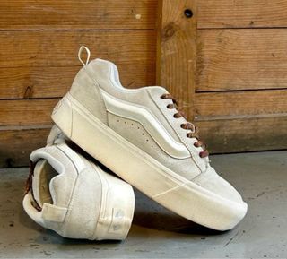 Vans plataforma beige multicolor