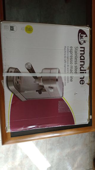 Cafetera Espresso Mandine Acero Inoxidable